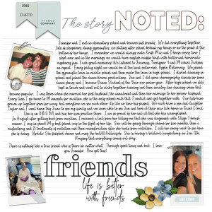 MOC 12- 14 Friendship Journaling