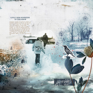 Little Miss Sunshine in the Snow
