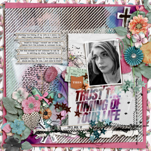 Trust the Timing of Your Life [MOC12 January 11: Colorful Word Art]