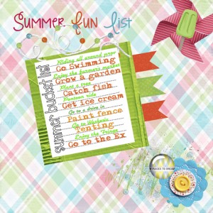 summer bucket list