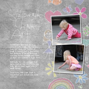 Sidewalk Chalk Art