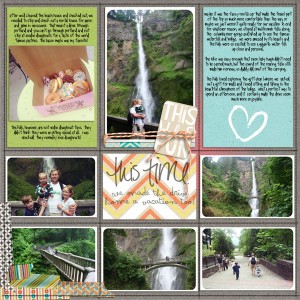 The Drive Home (Multnomah Falls)