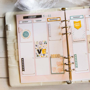 Feb 5 Weekly Planner (hybrid) Left Page