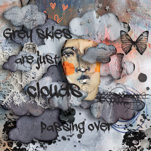 Grey skies