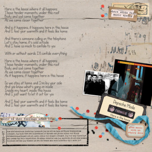 MOC 12 - Day 29 - Song Lyrics