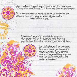 MOC 31 - Connecting with Yourself - I Know who I am.
