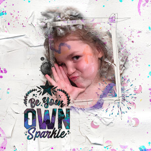 MOC12 11 - Colourful Word Art: Own Sparkle