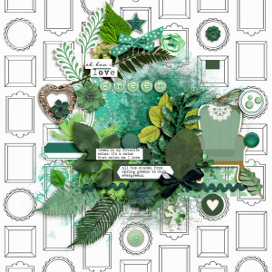 oh, how i love green [MOC12 January 23: Connecting with Color]