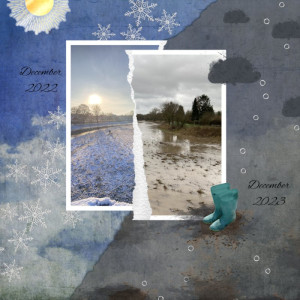 January 5 Torn Photos Collage