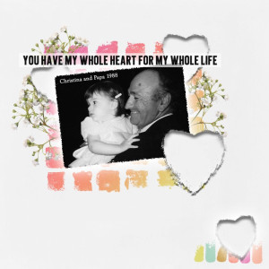 Photography Black And White Christina And Papa 1988