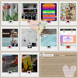 favorites today | feb '24 journaling challenge