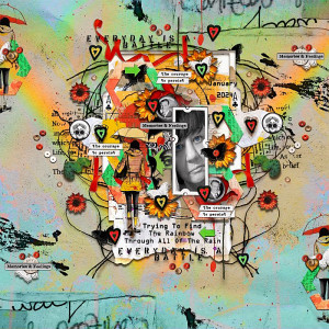 Rachel Jefferies-January 2024-Mixed Media Monthly Challenge-Trying To See A Rainbow