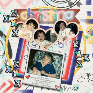 February Template Challenge 4 Generations