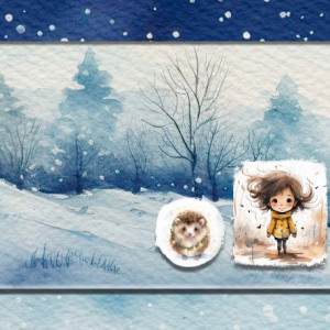 Facebook Banner Just A Girl, A Bear And Her Hedgehog.