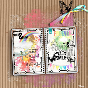 2024 02 - Art journaling - Rainbow
