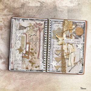 2024 02 Art journaling - Neutral colors
