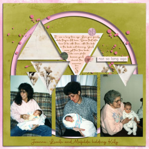 April Template Challenge Joanne, Lucille, Mafalda With Kelly