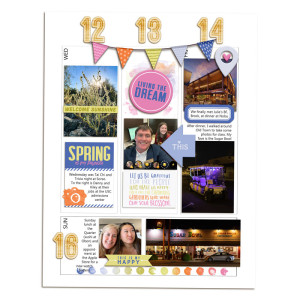 April 2023 Memory Planner - right page