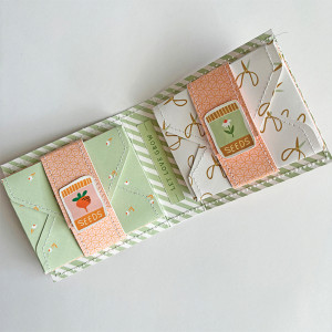 Mini Envelope Album - Garden Helper by Elif Sahin Designs