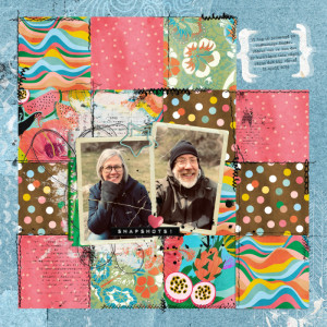 NBK- Design April Challenge - collaged background