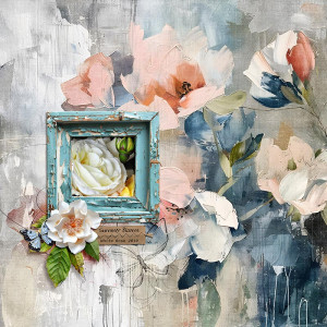 WHITE ROSE - SUMMER BLOOMS