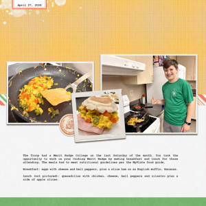 Cooking Merit Badge