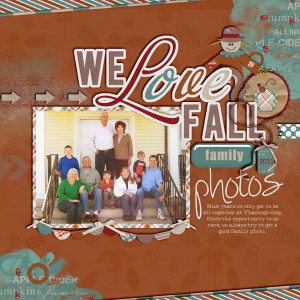 We Love Fall Family Photos