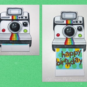 Polaroid Birthday Card