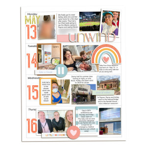 Memory Planner Week 20  - left page