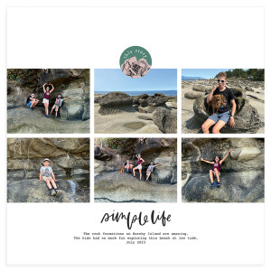 By the rocks