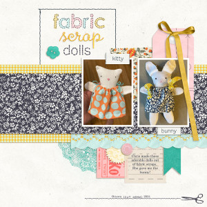Fabric Scrap Dolls