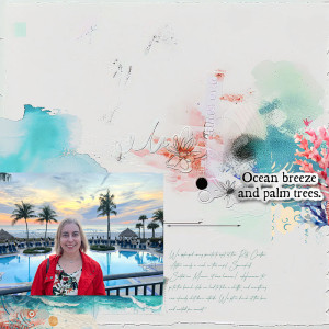 Ocean Breeze and Palm Trees