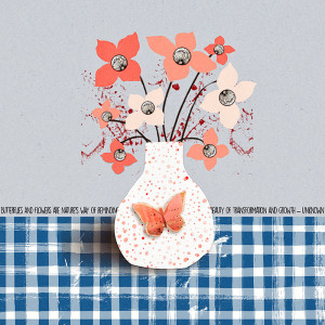 Butterflies & flowers