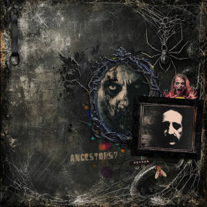 Ancestors? Scary Scrap Challenge