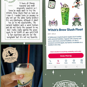 October album - witch's brew slush