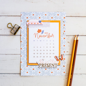 November Planner Calendar (hybrid)