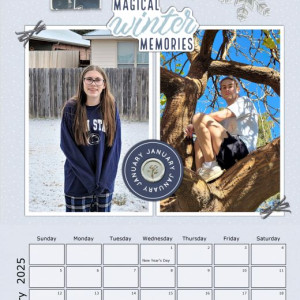 2025 CALENDAR - Jan