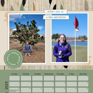 2025 CALENDAR - Mar