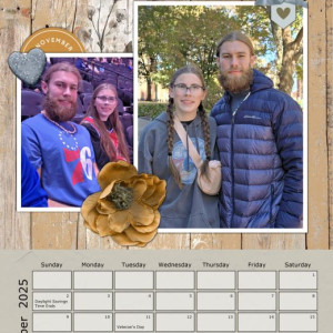 2025 CALENDAR - Nov