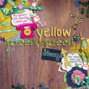 "yellow" "green, green"