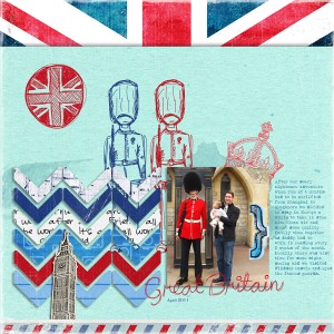 Eying the Queen's guard