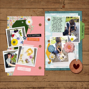homeschool hammered flowers