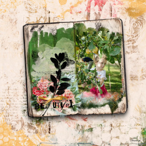 2024 11 Art journaling - Week 2 (book cover)
