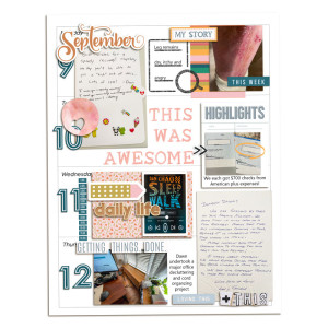Week 37  Memory Planner (left)