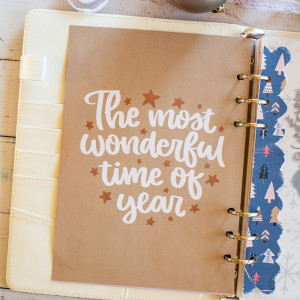 December Planner Insert (left)