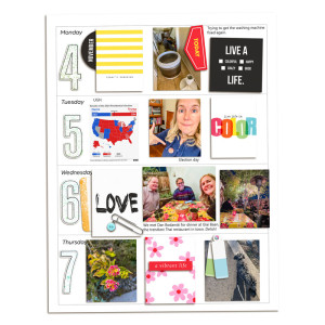 Week 45 Memory Planner (left)