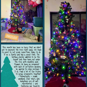 December album - decorating the tree - right