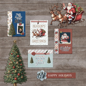Holiday ATCs - December Art Journal Muse