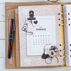 January Planner Calendar (hybrid)