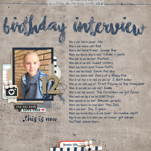 birthday interview